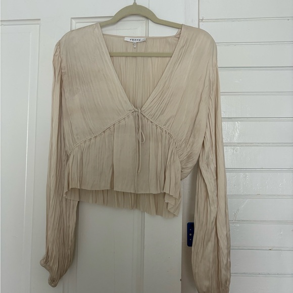 Frame Satin Blouse - Picture 1 of 3